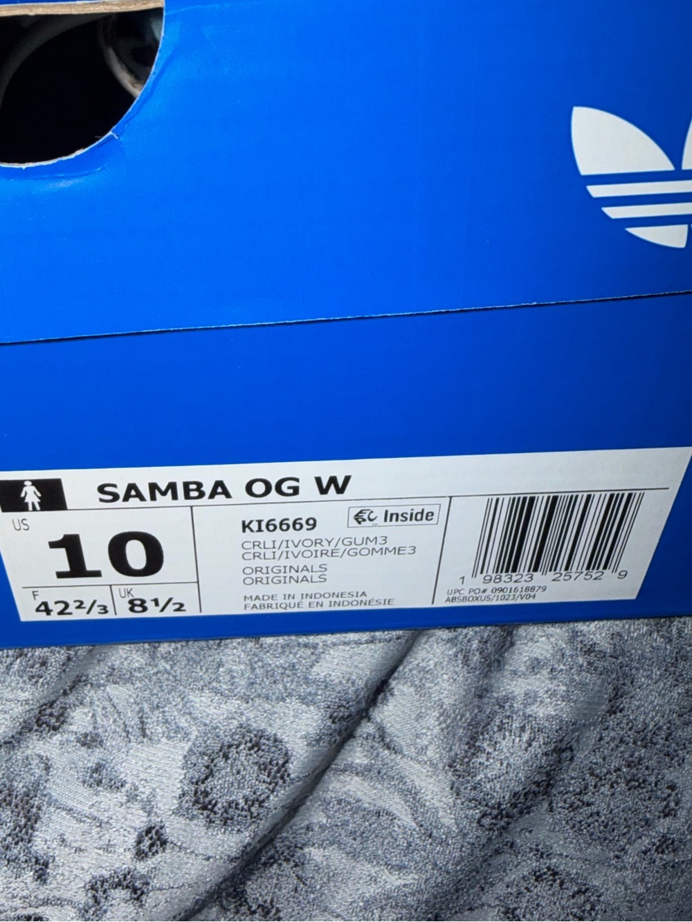 New NIB Women’s adidas Sama OG Brown Cow Giraffe Print Sneakers Sz 10 - Picture 10 of 11